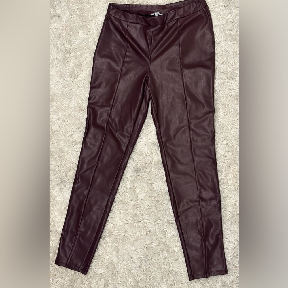 BlaShe Faux Leather leggings brown size L